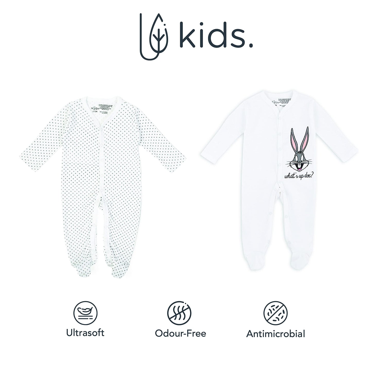 Mush onesies set - stylish infant clothing