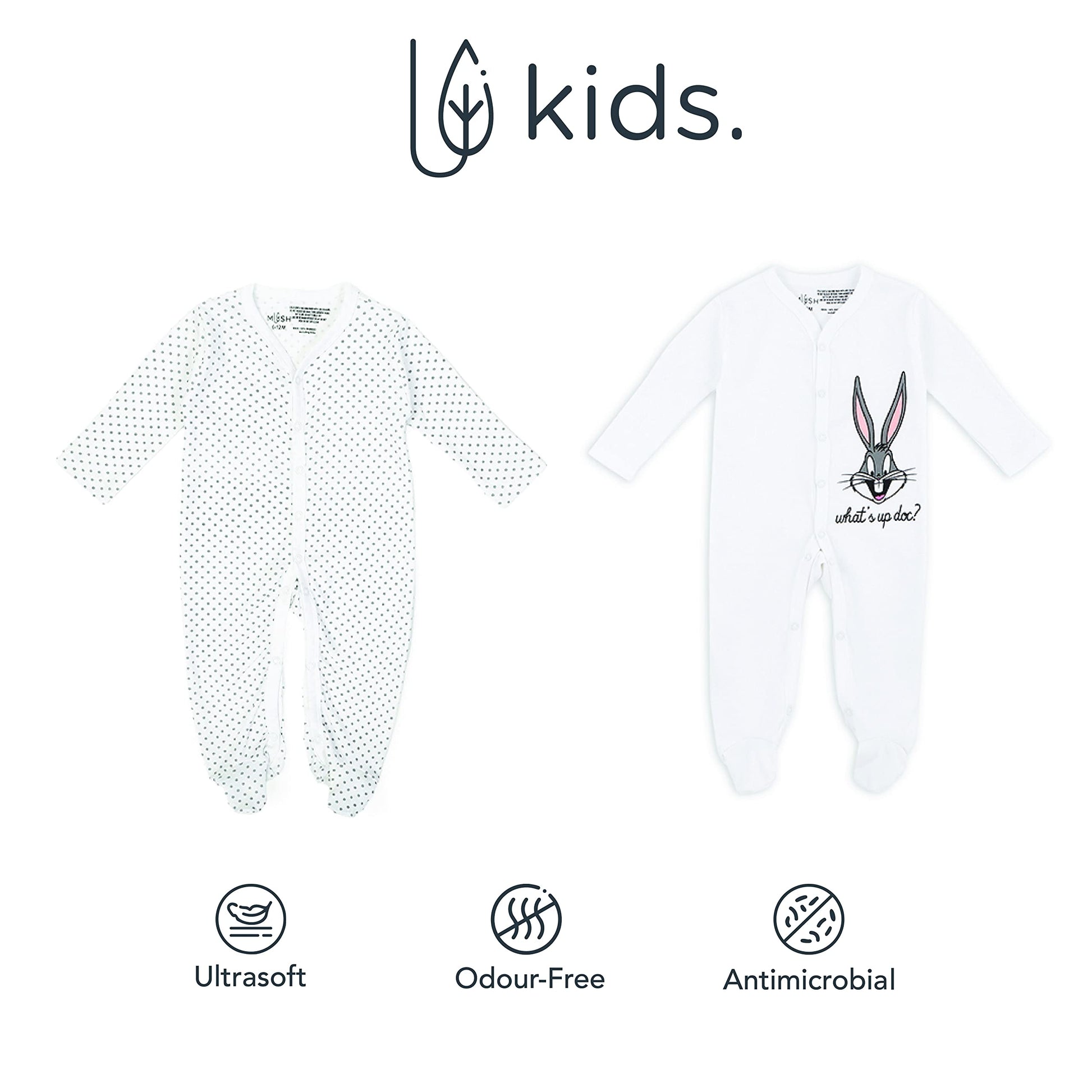 Mush onesies set - stylish infant clothing