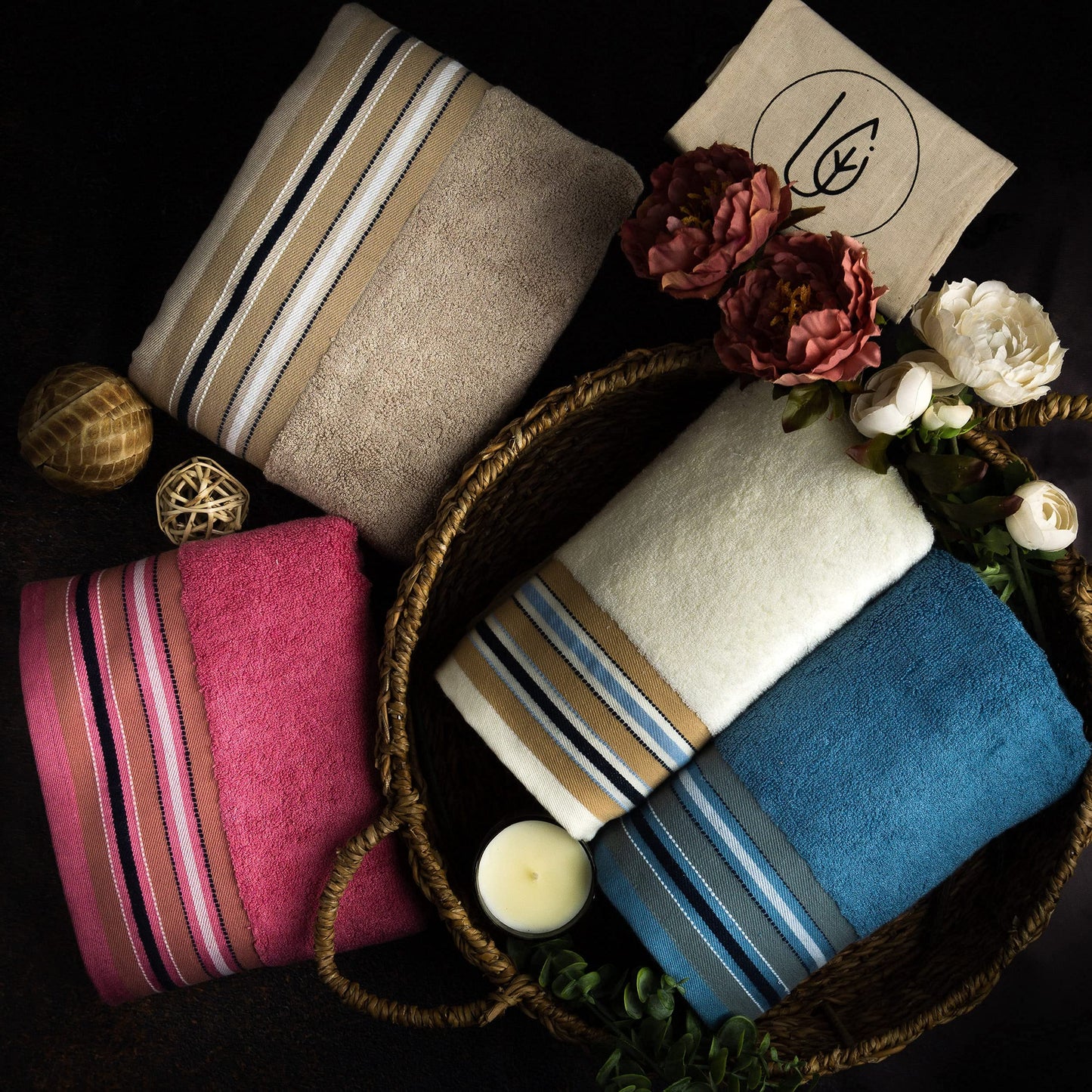 Mush Designer Bamboo Towelset - Quick drying at the pool