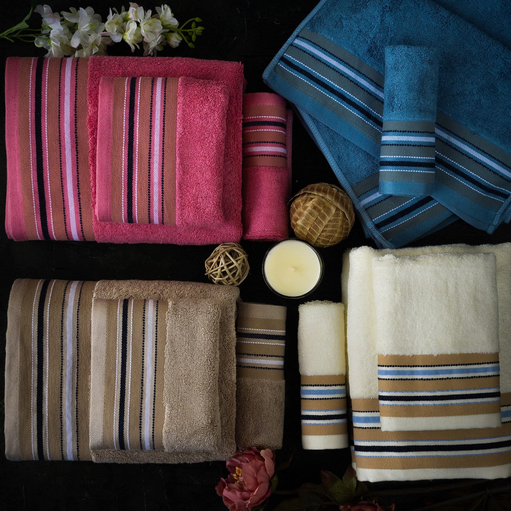 Mush bamboo towelset - towelset for travel