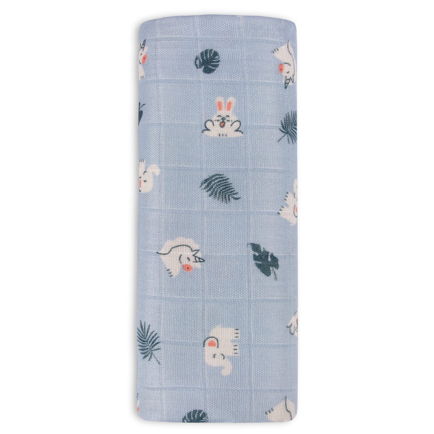 Mush bamboo swaddle - snuggling baby