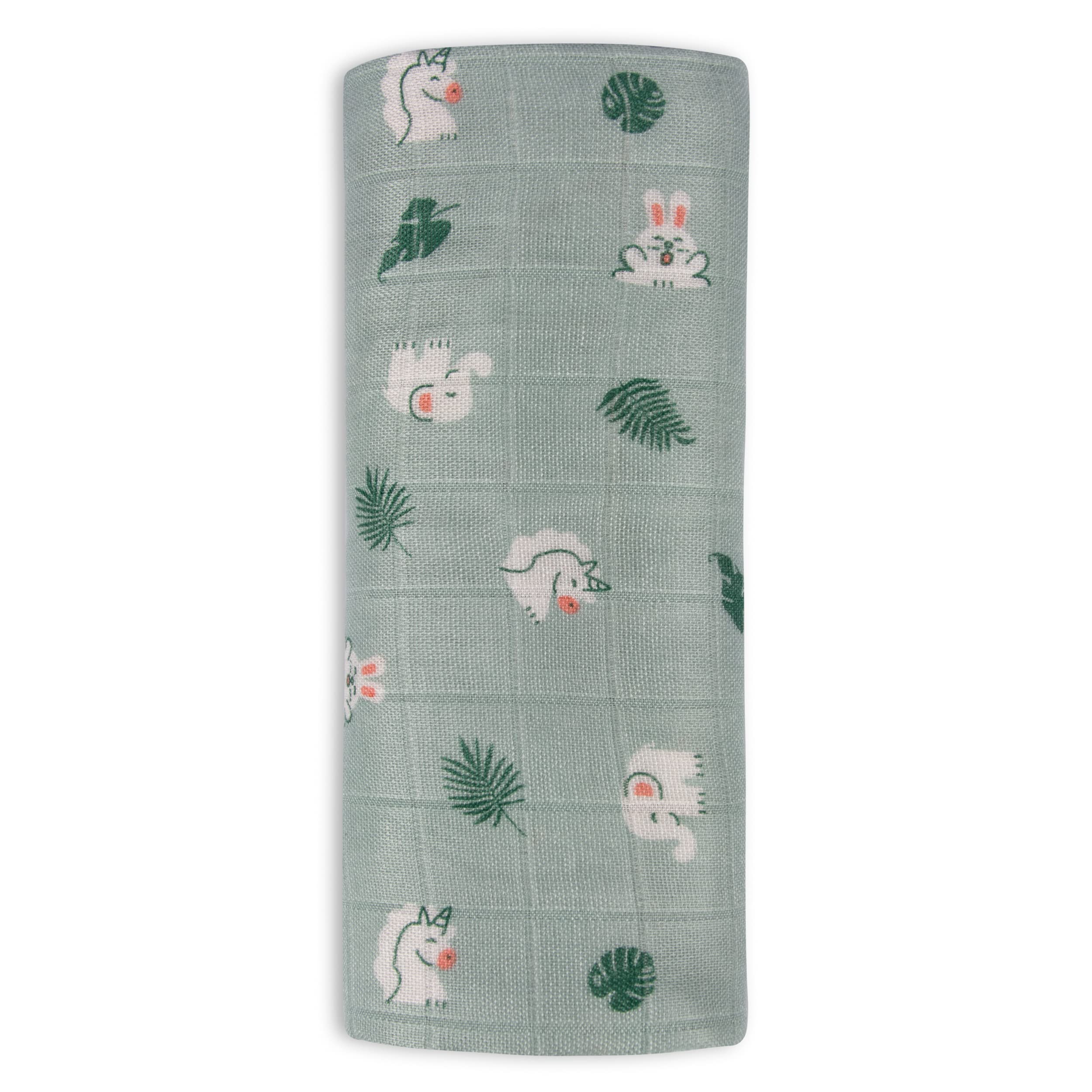 Mush bamboo swaddle - lightweight baby towel for bath