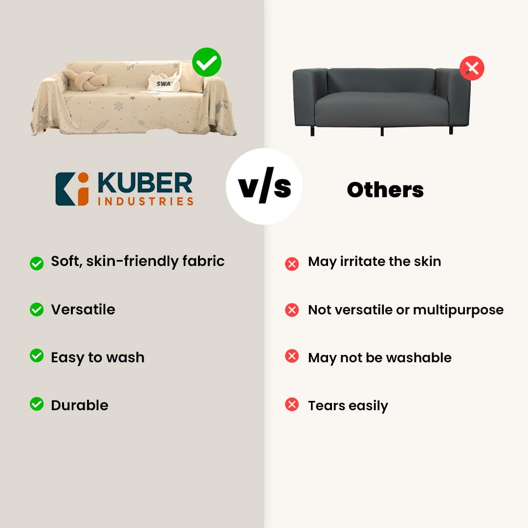 Kuber decorative throw - soft fabric for relaxation