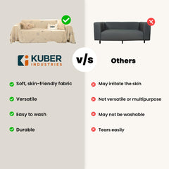 Kuber decorative throw - soft fabric for relaxation