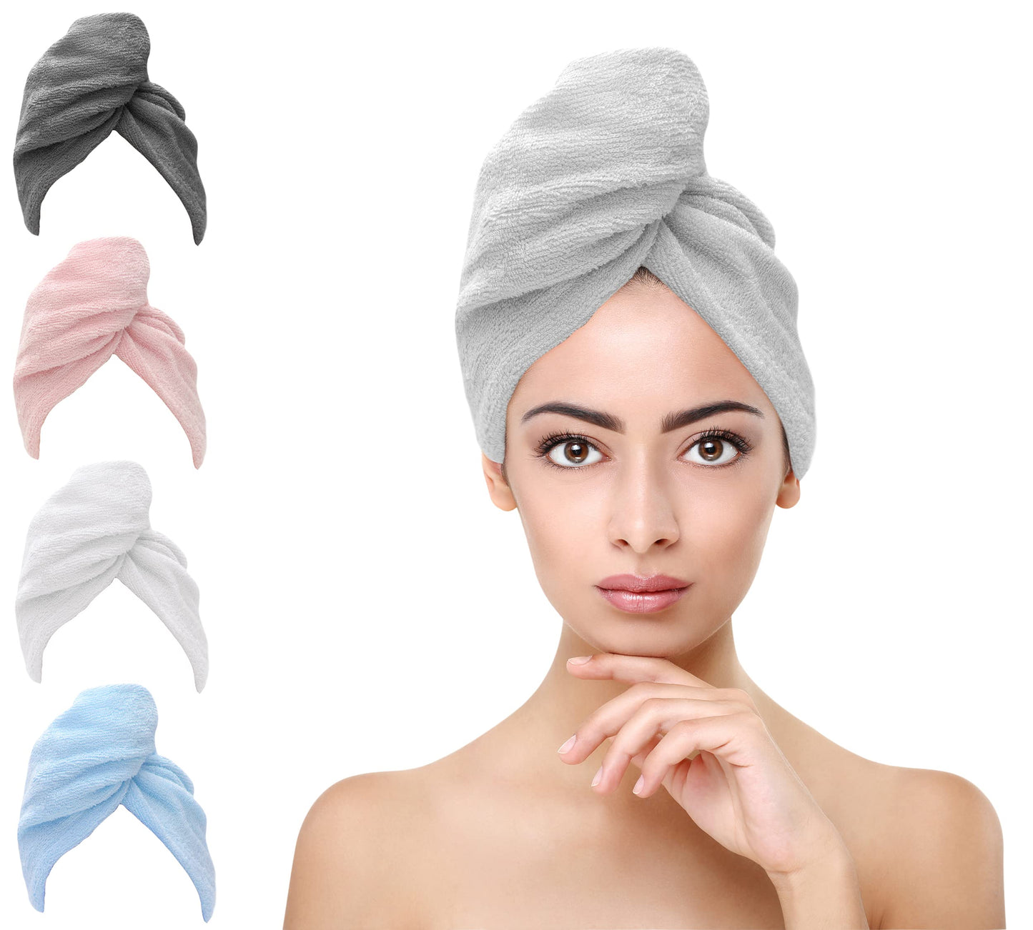 Mush absorbent hair towel - handy for camping