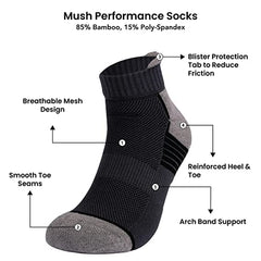 Mush Bamboo Performance Socks - Perfect for casual wear