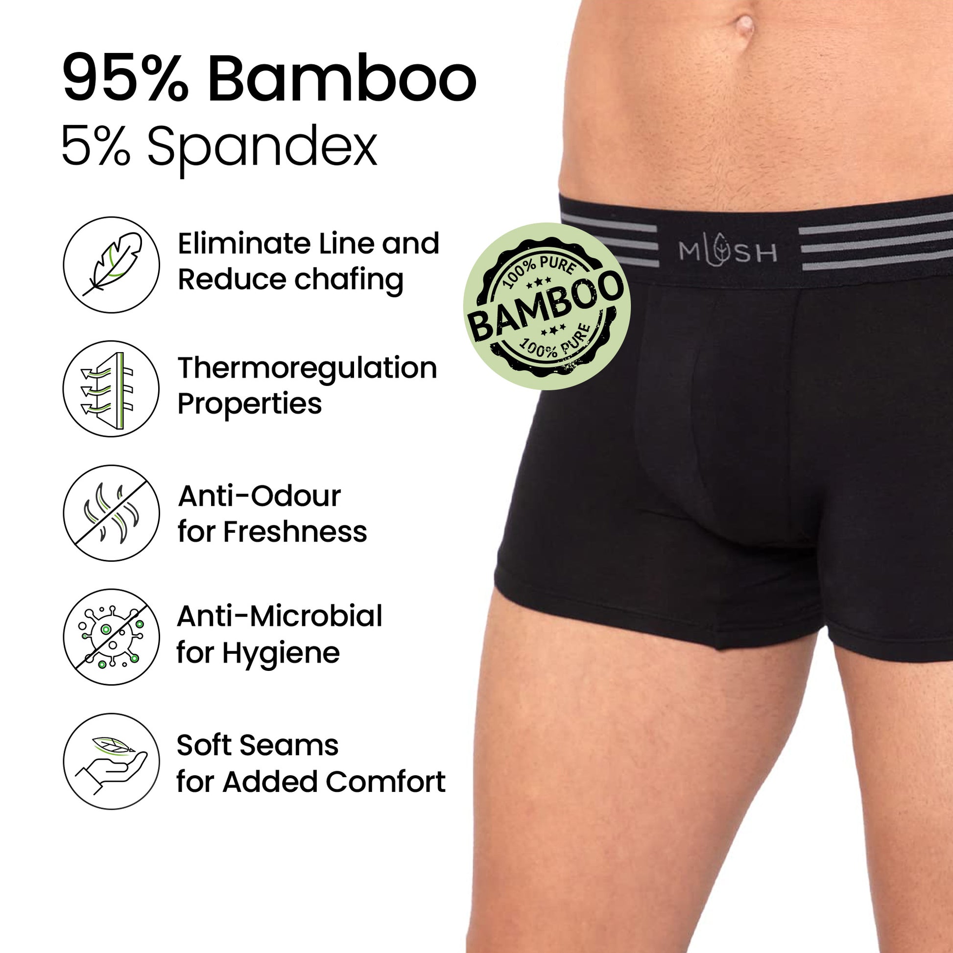 Mush Bamboo Trunks - Active Lifestyle