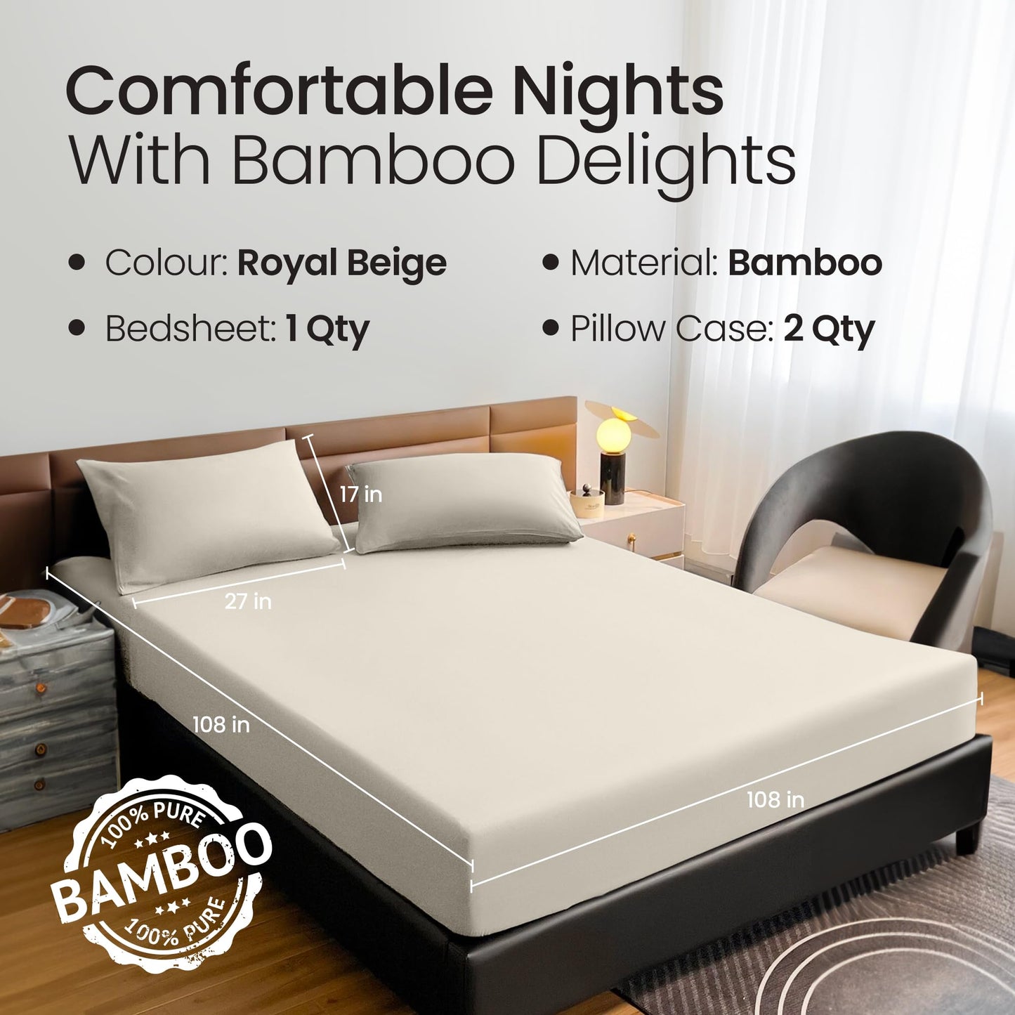 Mush bamboo bedsheet - Comfortable bedding for all seasons