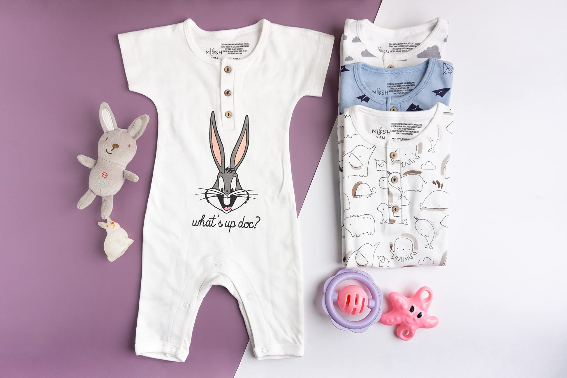 Mush Unisex Romper Set - Comfortable wear for all seasons