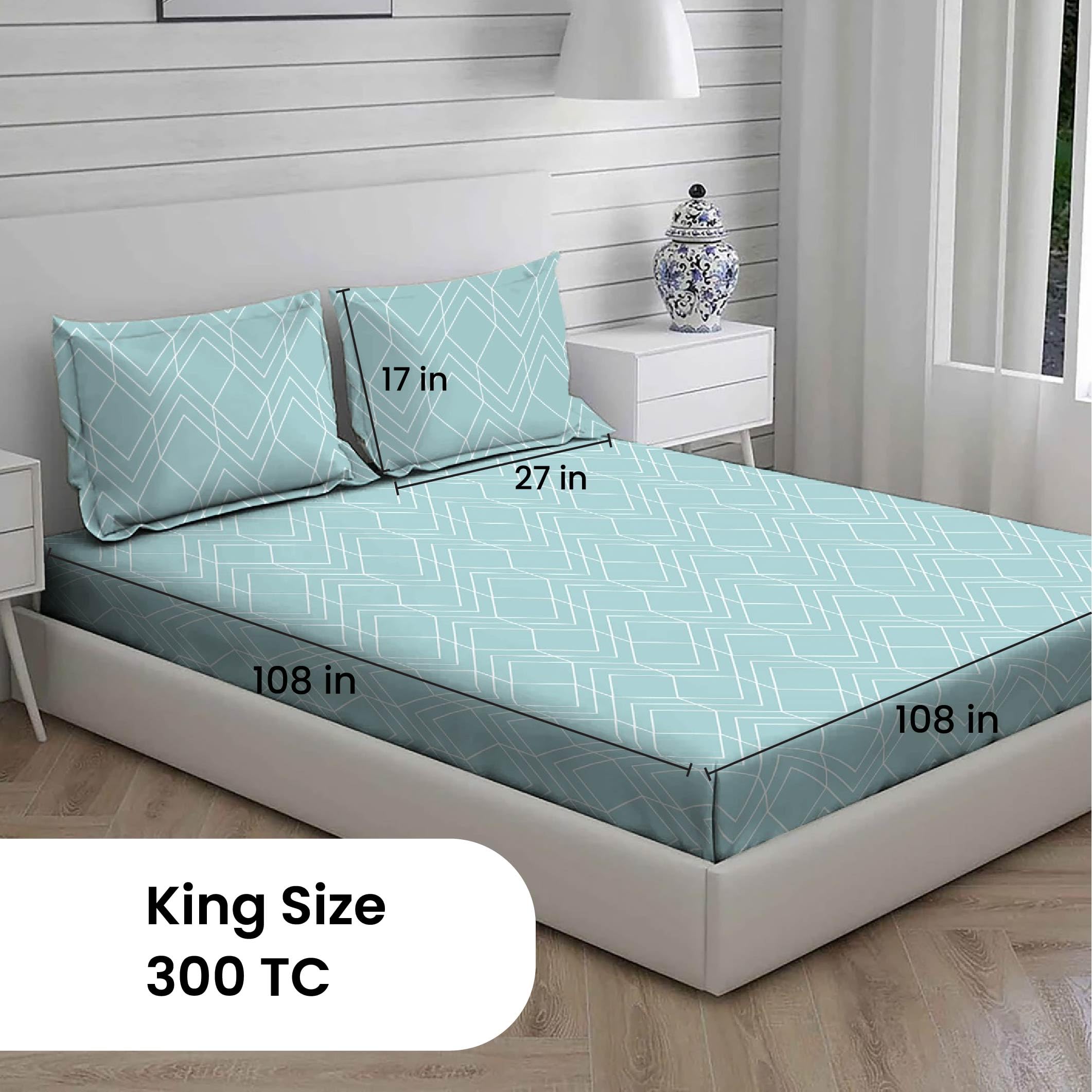 Mush Printed Bamboo Sheet - Cooling Comfort for Sleep