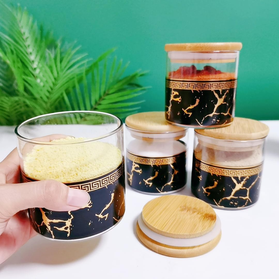 Mush bamboo lid containers - versatile dry food storage