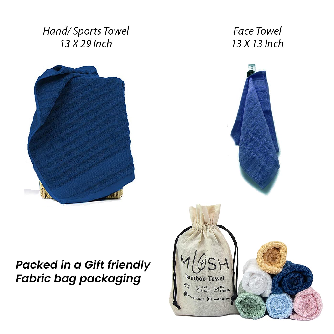 Mush ultra soft bamboo towel - Excellent for travel