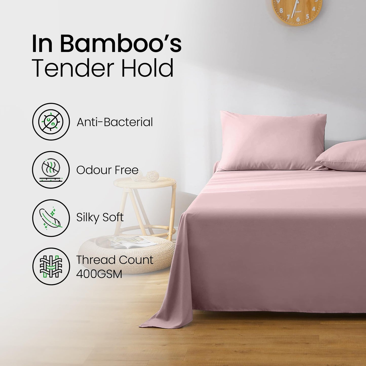 Mush bamboo bedsheet - Luxurious bedroom decor