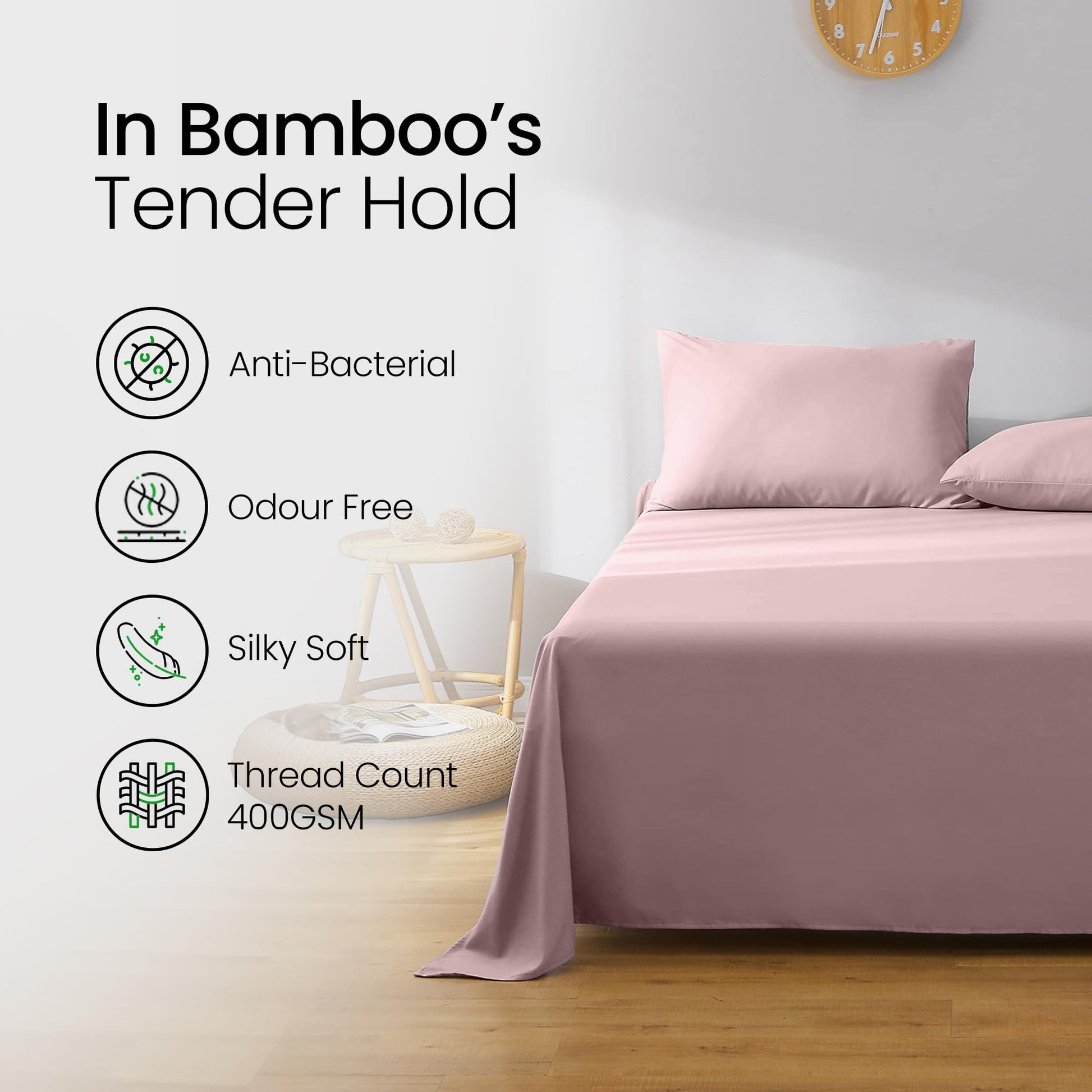 Mush bamboo bedsheet - Luxurious bedroom decor