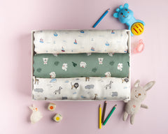 Mush bamboo swaddle - Adorable prints for any occasion