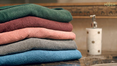 Mush bamboo and scrub towel - beach essentials