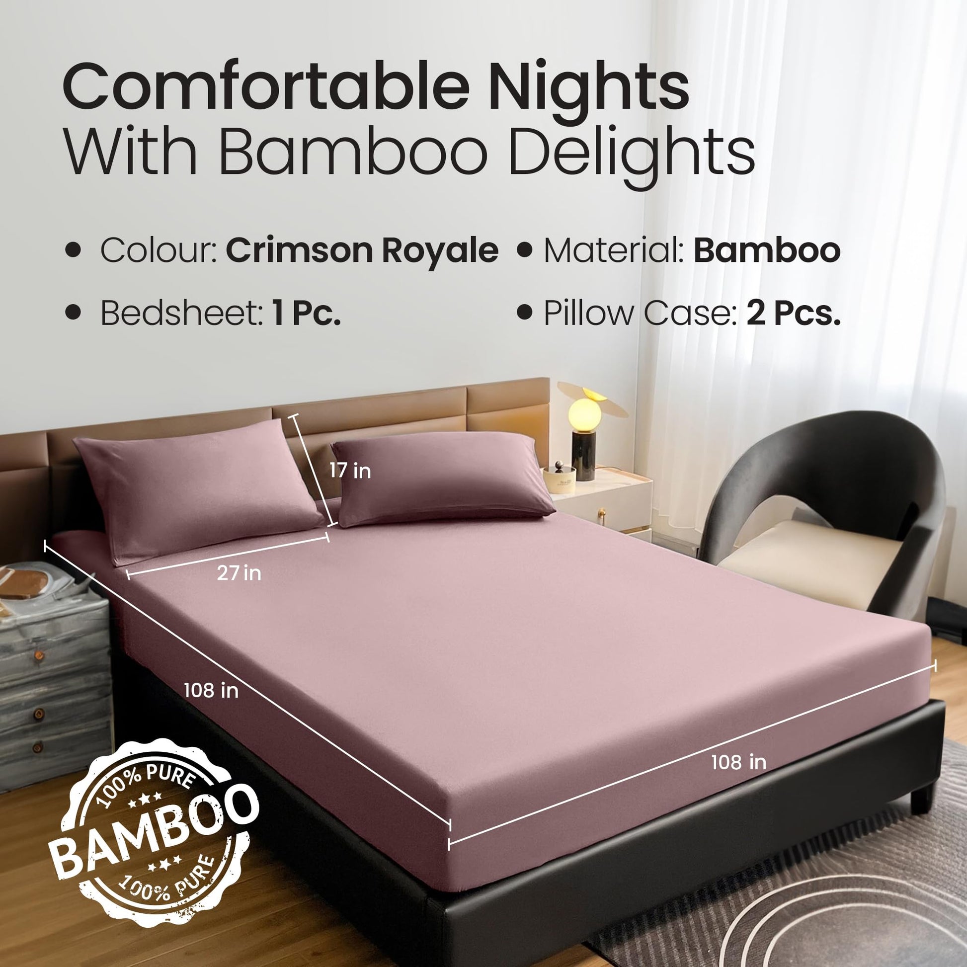 Mush bamboo bedsheet - Hypoallergenic bedding solution