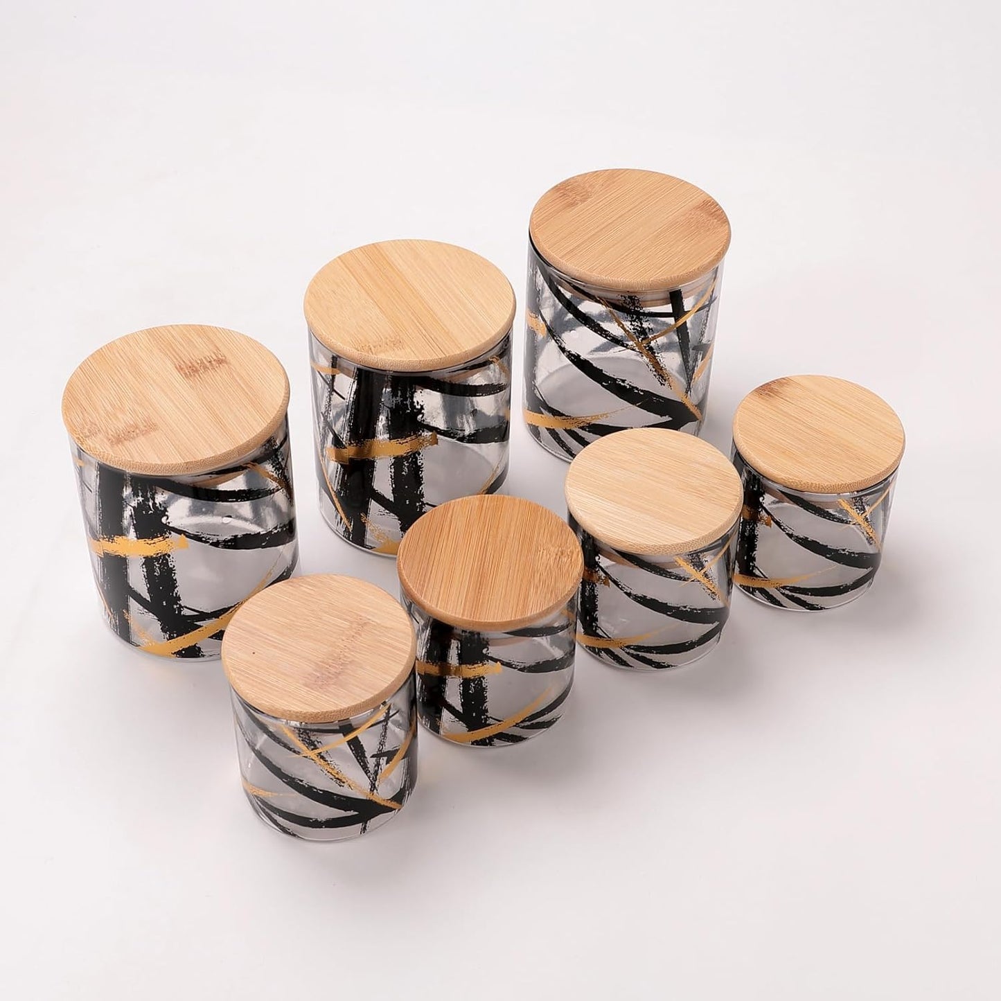Mush borosilicate glass container - stylish kitchen storage
