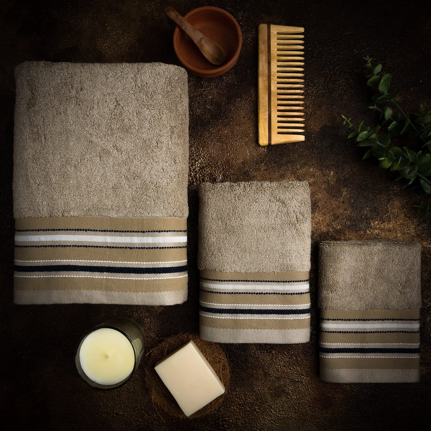Mush bamboo towelset - bath towel for daily use