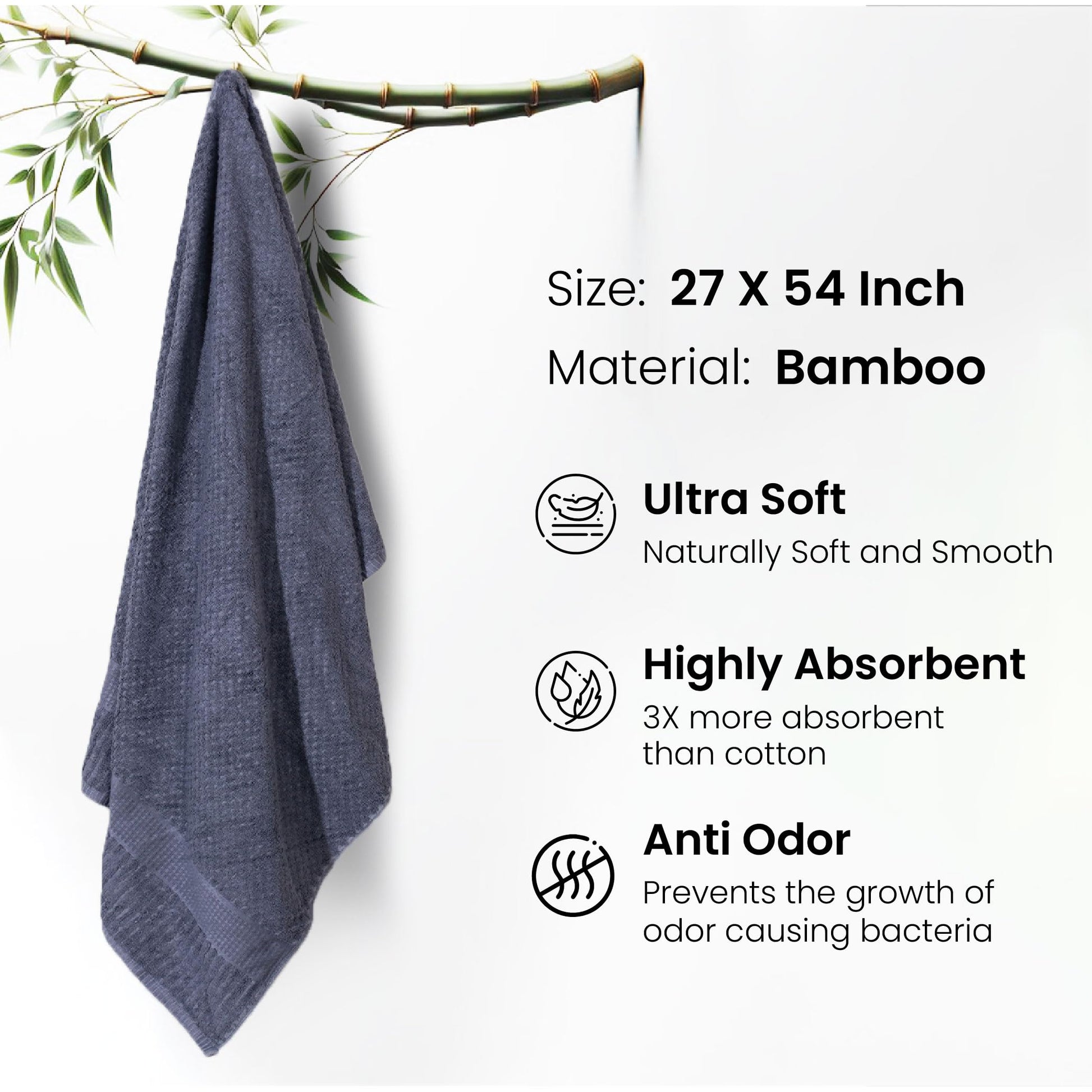 Mush Bamboo Bath Towel - beach getaway