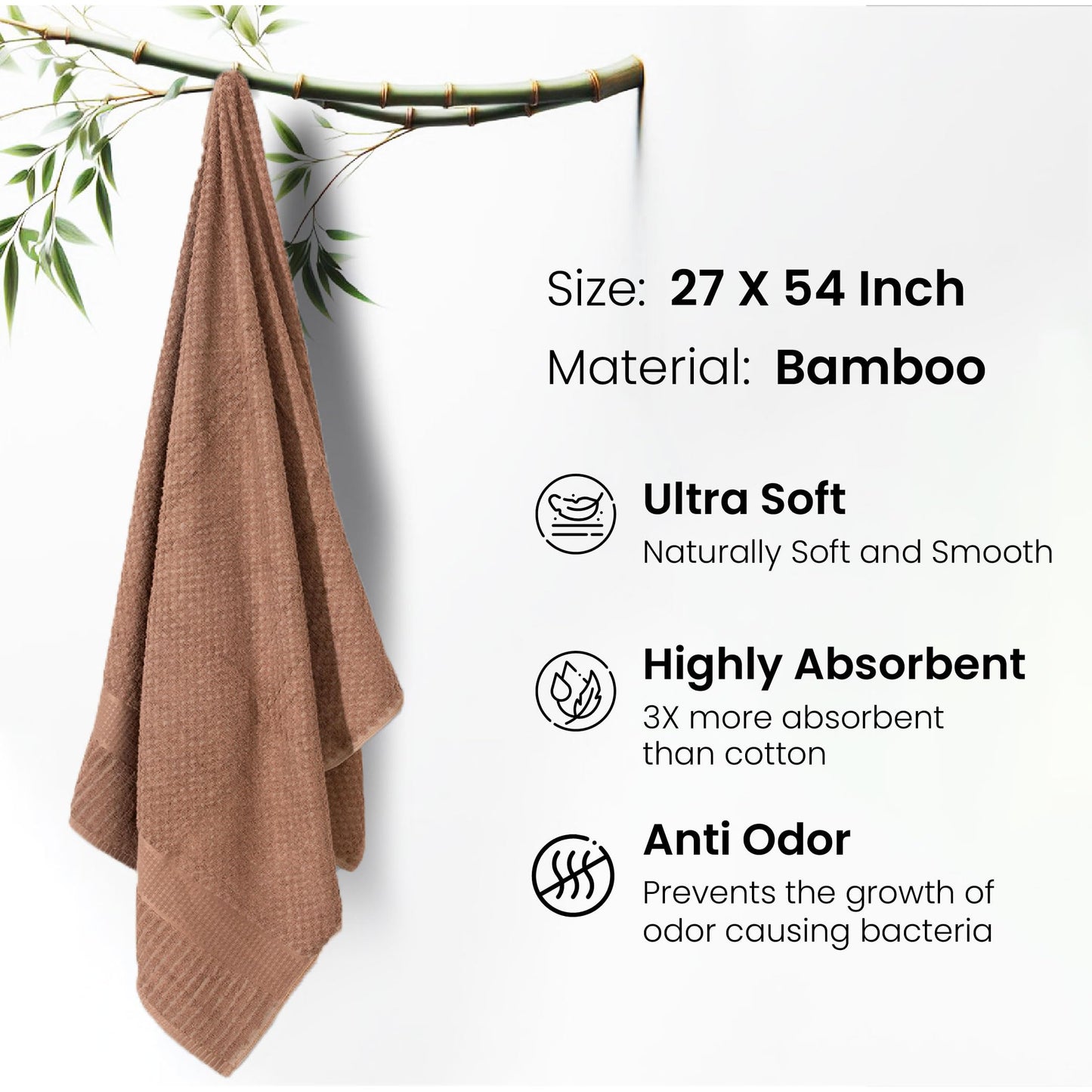 Mush Bamboo Bath Towel - use at poolside