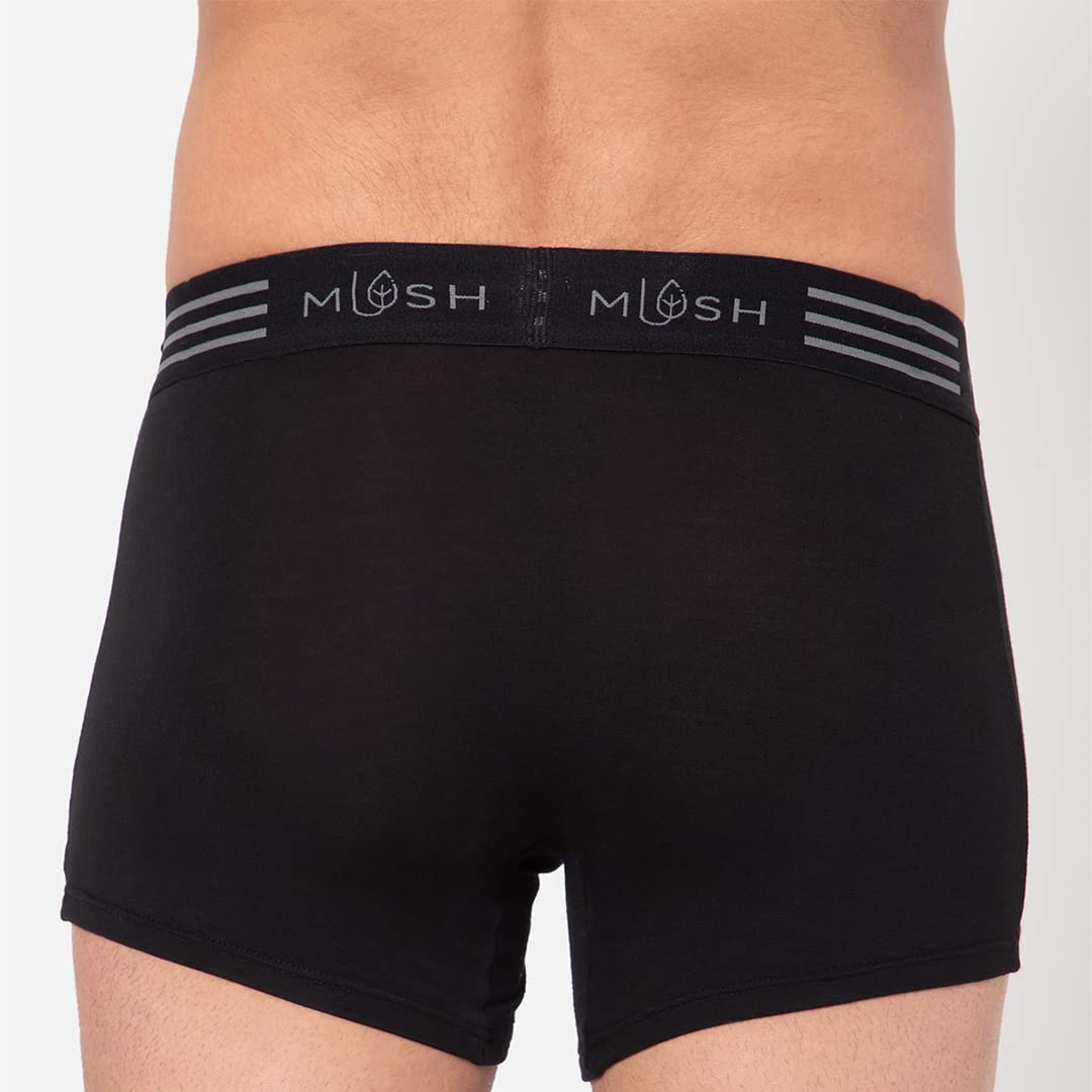 Mush Bamboo Trunks for Men | Breathable | Anti Microbial | Ultra Soft | Thermoregulating Pack of 1
