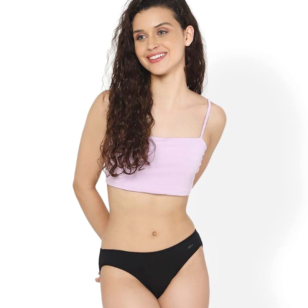 Mush Womens Ultra Soft Bamboo Modal Bikini Brief || Breathable Panties || Anti-Odor, Seamless, Anti Microbial Innerwear Pack of 3 (M, Black)