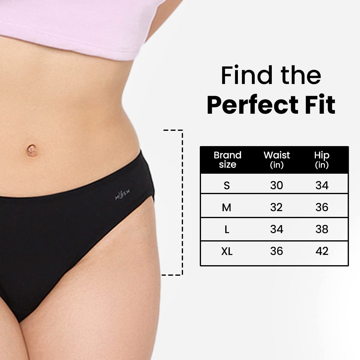 Mush Womens Ultra Soft Bamboo Modal Bikini Brief || Breathable Panties || Anti-Odor, Seamless, Anti Microbial Innerwear (Pack of 3)