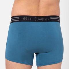 Mush Ultra Soft, Breathable, Feather Light Men's Bamboo Trunk || Naturally Anti-Odor and Anti-Microbial Bamboo Innerwear (S, Blue)