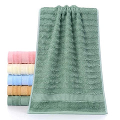Mush 100 % Bamboo 600 GSM Bath Towel |Ultra Soft, Absorbent & Quick Dry Towel for Bath |Towel Set of 2 | Solid | Couple Towel Set | 29 x 59 Inches (2, Olive Green & Cream)