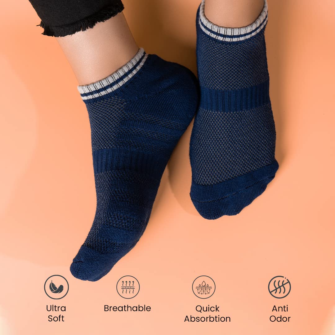 Mush Bamboo Socks for Sports & Casual Wear- Ultra Soft, Anti Odor