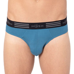 Mush Ultra Soft Bamboo Briefs for Men | Breathable | Anti-Microbial (XL, Blue)