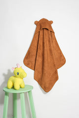 Mush Ultra Soft & Super Absorbent Bamboo Hooded Towel for Kids (1, Rustic Orange)