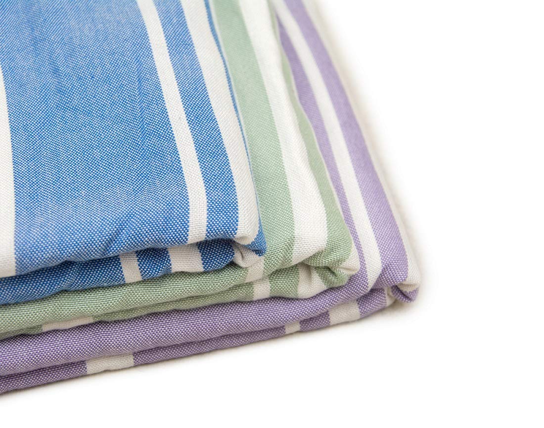 Mush 100% Bamboo Large Bath Towel | Ultra Soft, Absorbent, Light Weight, & Quick Dry Towel for Bath, Travel, Gym, Beach, Pool, and Yoga | 29 x 59 Inches / 75 X 150 cms Set of 3 - Lavender,Blue & Light Green