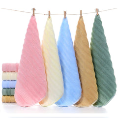 Mush Bamboo Face Towel || 100% Bamboo Face Towel || Ultra Soft, Absorbent, & Quick Dry Towel for Facewash, Gym, Travel, Spa, Beauty Salon || Suitable for Sensitive / Acne Prone Skin || Size: 13 x 13 Inches || 500 GSM Assorted Pack of 5