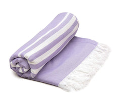 Mush Bamboo Turkish Towel Set: Perfect Diwali, Wedding, Housewarming, Anniversary Gifts for Women, Men, Couples. Soft, Absorbent, Compact, Quick Dry Towel for Bath, Travel, Gym, Beach, Pool, Yoga (2, Gift Box : Blue - Lavender)
