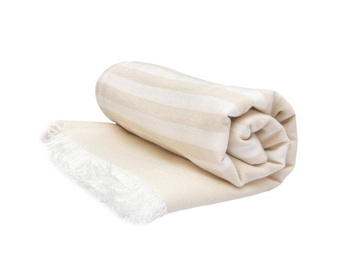 Mush Rayon derived from Bamboo Large Bath Towel | Ultra Soft, Absorbent, Light Weight, & Quick Dry Towel for Bath, Travel, Gym, Beach, Pool, and Yoga | 75 X 150 cms (Pack of 1 - Beige)