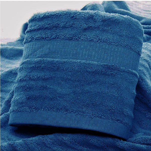 Mush 600 GSM Bath Towel 1 - Navy Blue | 100% Bamboo |Ultra Soft