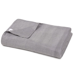Mush Ultra-Soft, Light Weight & Thermoregulating, All Season 100% Bamboo Blanket & Dohar (Light Grey, Large - 5 x 7.5 ft)