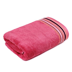 Mush Designer Bamboo Bath Towel |Ultra Soft, Absorbent & Quick Dry Towel for Bath, Beach, Pool, Travel, Spa and Yoga (Bath Towel, Ruby Red)
