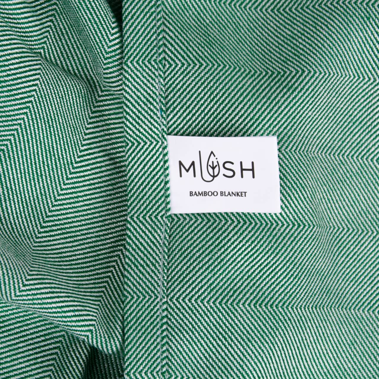 Mush Ultra-Soft, lightweight & Thermoregulating, All Season 100% Bamboo Blanket (Green, Large - 5 x 7.5 ft)