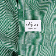 Mush Ultra-Soft, LightWeight & Thermoregulating, All Season 100% Bamboo Blanket & Dohar (Green, Large - 5 x 7.5 ft)(Lightweight)