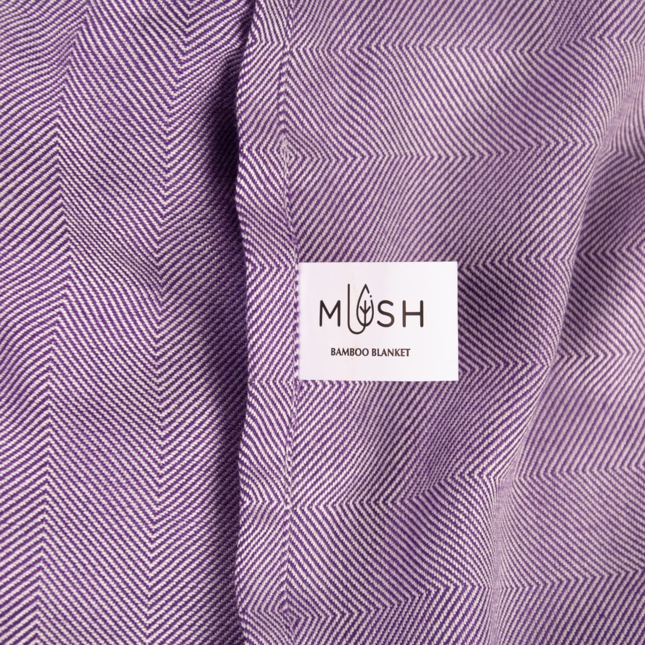 Mush Ultra-Soft, Light Weight & Thermoregulating, All Season 100% Bamboo Blanket & Dohar (Lavender, Small - 3.33 x 4.5 ft)