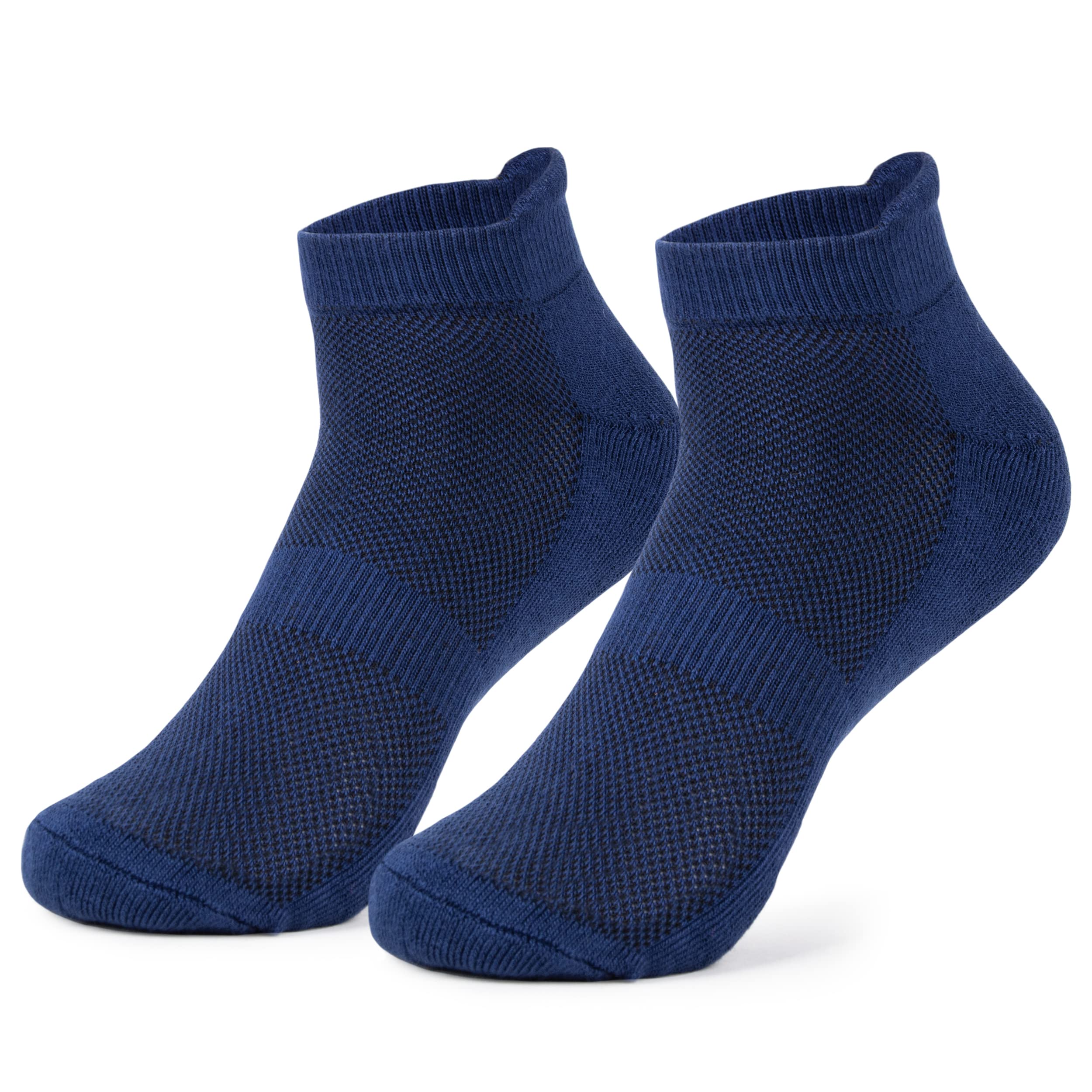 Mush Bamboo Ultra Soft, Anti Odor, Breathable, Anti Blister Ankle Socks for Men & Women for Running, Sports & Gym (Pack of 3)