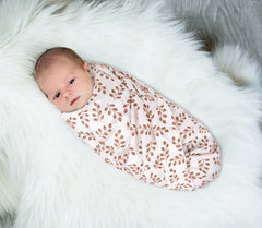 Mush 100% Bamboo Swaddle : Ultra Soft, Breathable, Thermoregulating, Absorbent, Light Weight and Multipurpose Bamboo Wrapper/Baby Bath Towel/Blanket(2, Golden Leaf & Jungle (Colorful)