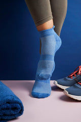 Mush Bamboo Ultra Soft, Anti Odor, Breathable, Anti Blister Ankle Socks for Men & Women for Running, Sports & Gym (Pack of 3) (Lavender, Sea Green,Sky Blue)