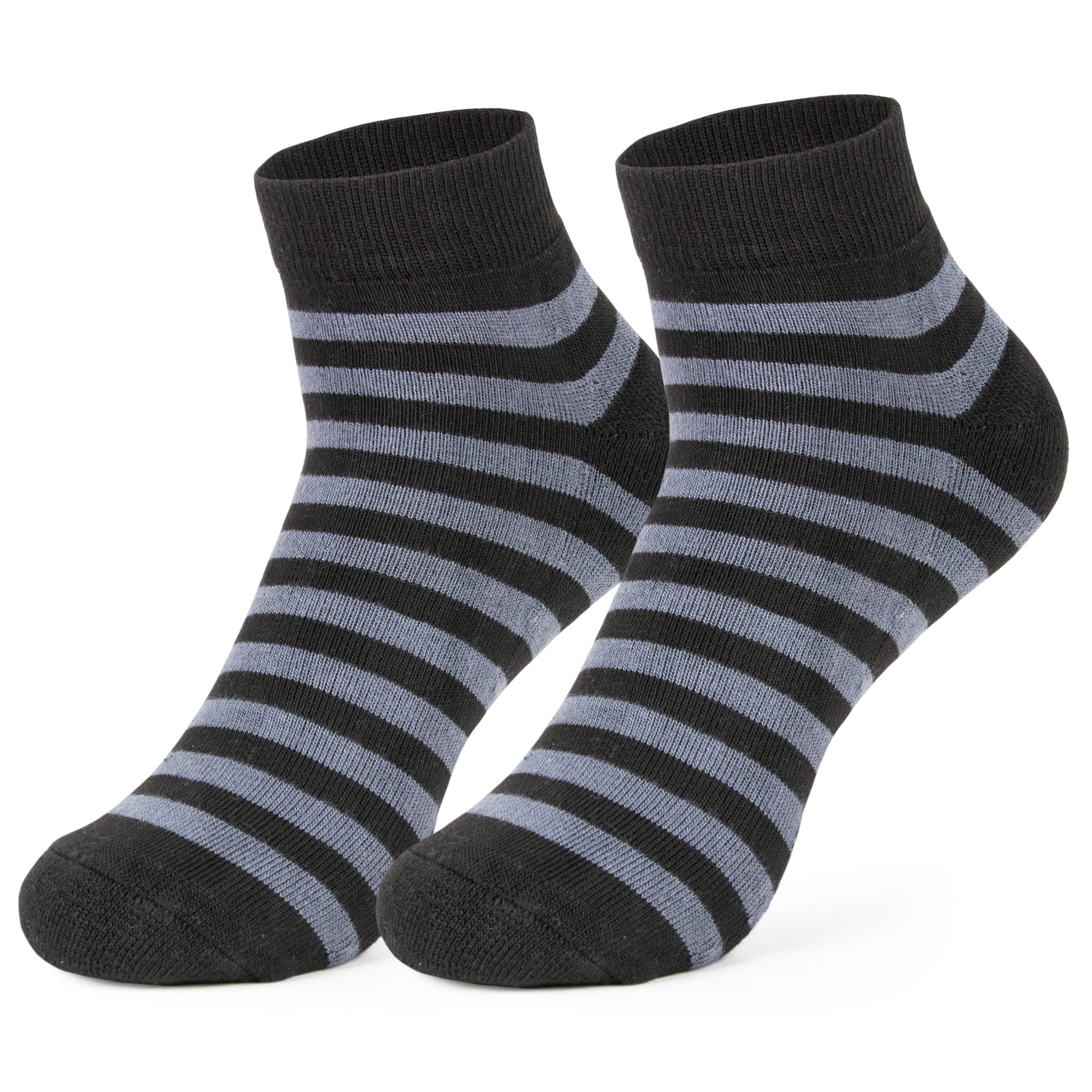 Mush Bamboo Socks for Men & Women - Ultra Soft, Breathable, Odor Control with Mesh Design Ankle socks for running, exercise & sports (Assortedset, 3)